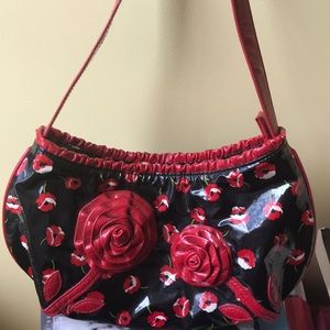 **RARE** Vera Bradley Poppy Handbag/Purse 🌹